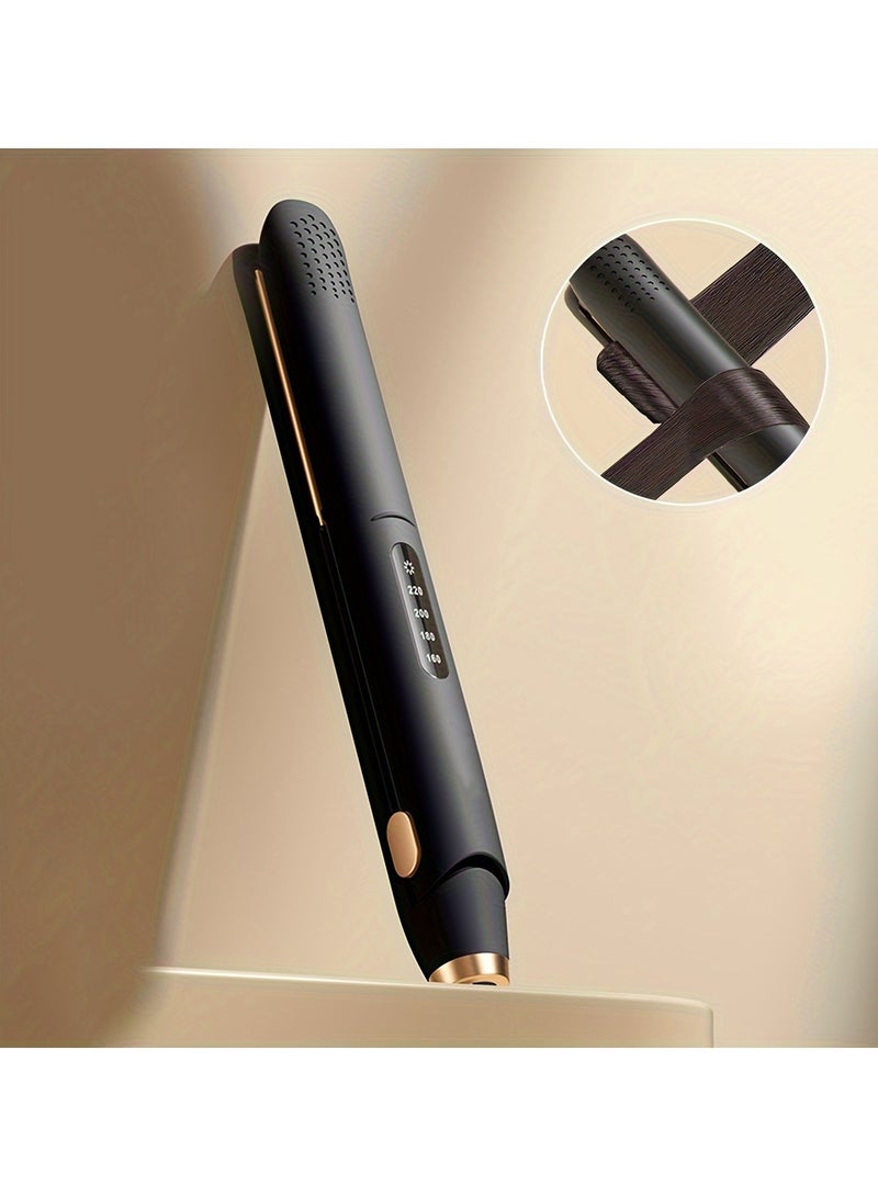 2-in-1 Hair Straightener and Curler Dual Voltage Styling Tool for Professional Salon Straightening/Curling/Waving - Image 2